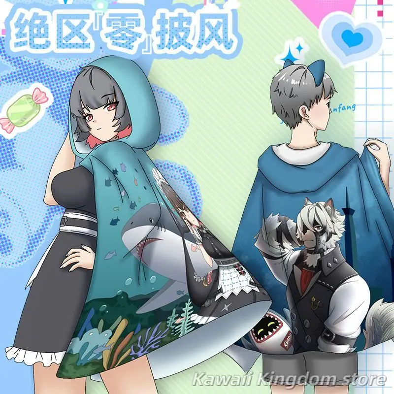 

Zenless Zone Zero Ellen Joe аниме шаль плащ накидки пончо кондиционер одеяла как теплая одежда пальто куртки