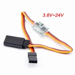 High Voltage 3.6V - 24V 5A RC Servo Signal Reverser Rotation Inverter for Rc Airplan Boat Car FPV Robot JR Futaba V-tail