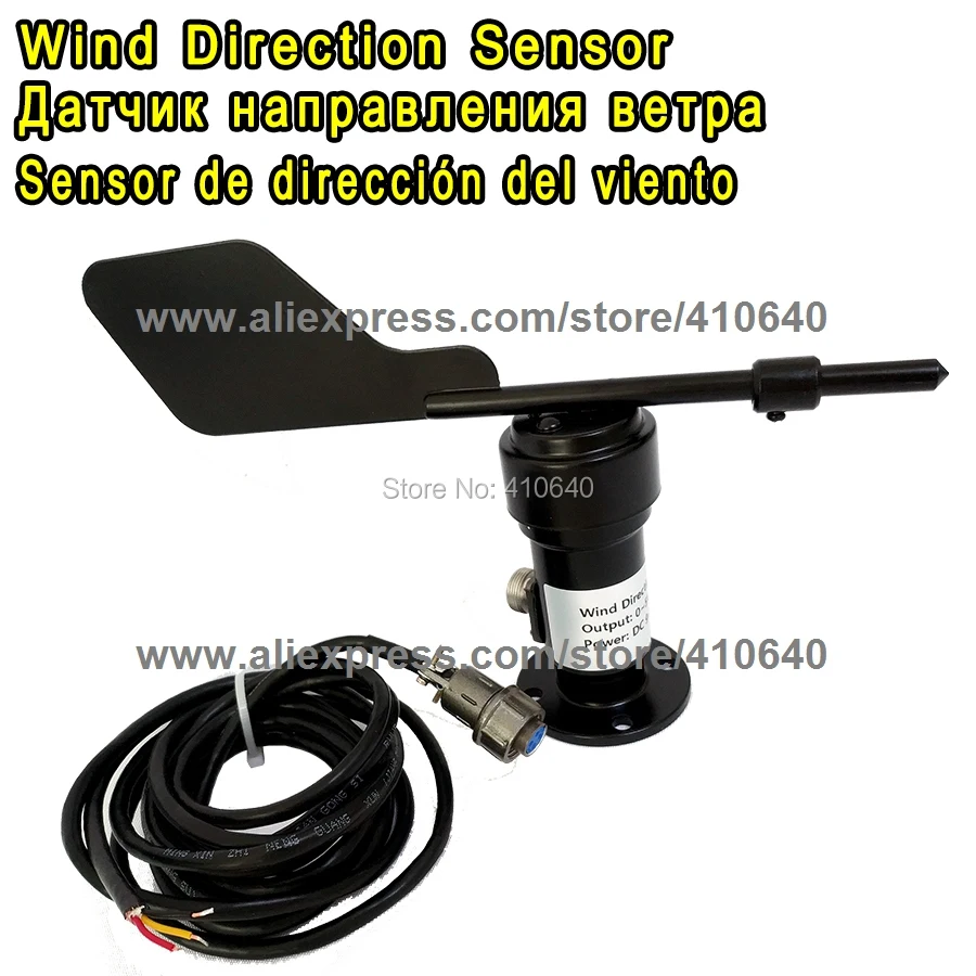 

Aluminium Alloy Material 4-20mA Wind Direction Sensor/ Voltage Type Wind Direction Sensor Anemometer RS485 from Factory Directly