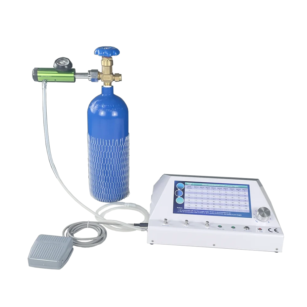 German Technology ozone therapy generator machine medical ozone therapy equipment with foot control switch with vacuum pump