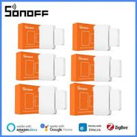 SONOFF DW2 WiFi/ SNZB-04 Zigbee Window Door Sensor Smart Home Security Door Open/Closed Detectors For EWeLink Alexa Google Home