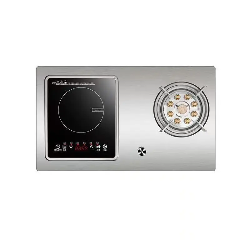 Tempered Silkscreen Glass Top Cooking Gas Stove for Kitchen