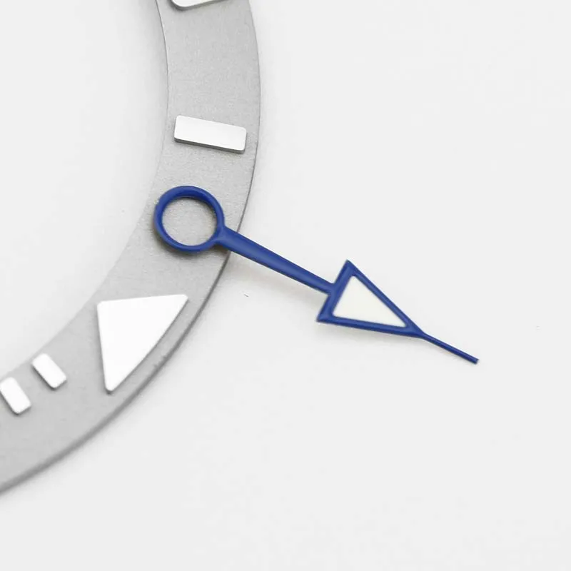 Explorer 2 Style GMT Hands Pointer Polished C3 Green Lume for NH34 NH35 Movement Diving Watch Modified Accessories