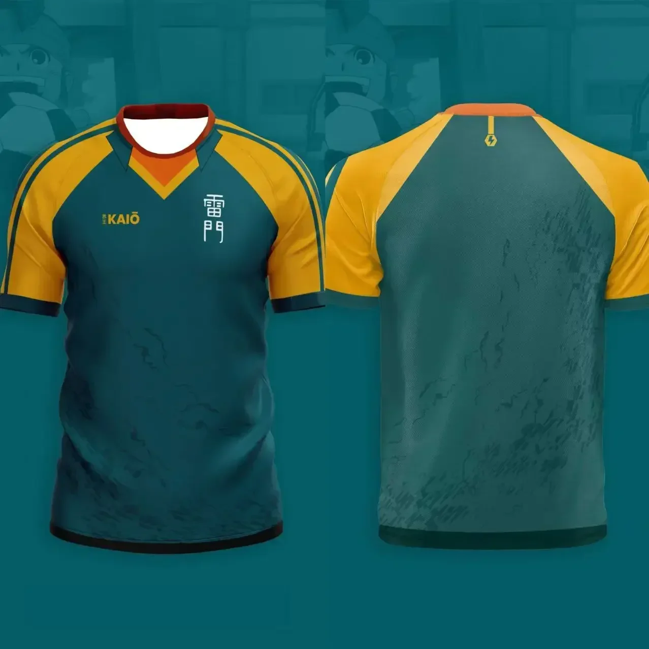 Camiseta Deportiva de Anime Japonés con Estampado 3D, Secado Rápido, Transpirable, para Hombre, Estilo Harajuku, Jersey de Fútbol, Cosplay, para Padres e Hijos, Manga Corta