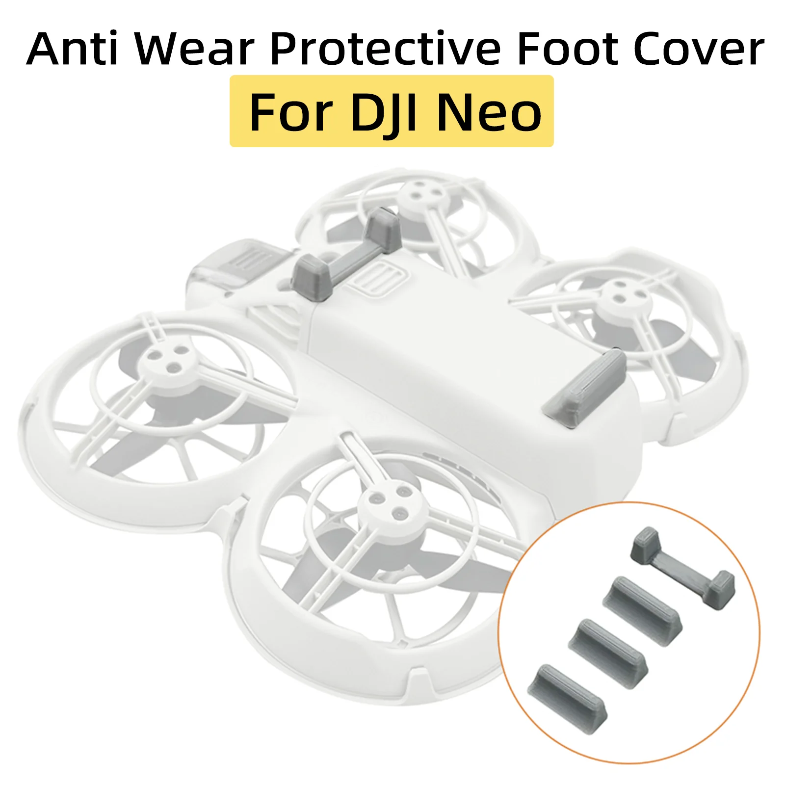 For DJI NEO Drone Anti Wear Protective Foot Cover Increased Heighten Landing Gear Body Support Leg Guard Bracket Accessories ﻿