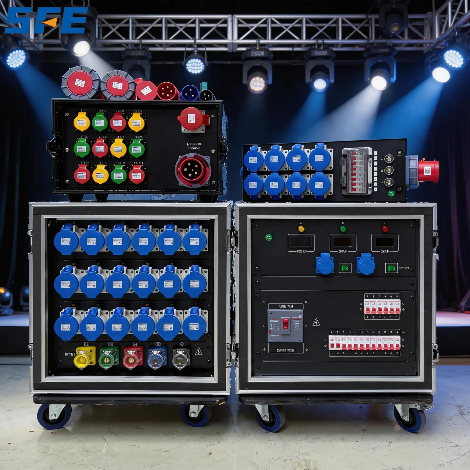 SFE 18chs New Style Stage DJ Equipment Lighting Electrical Power Distribution Box Power Distribution Box for Stage
