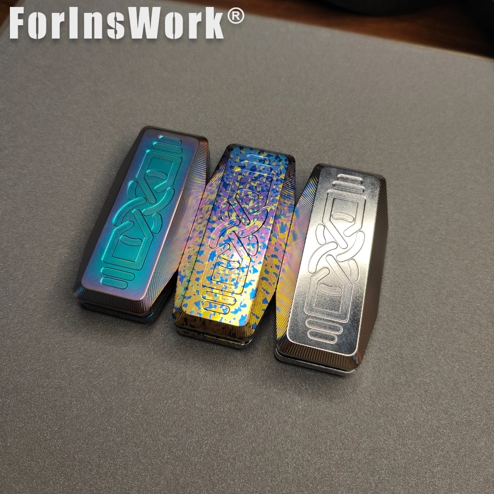 XULIE EDC PMMA YellowShuttle تململ المنزلق Ti-أورورا اللون المعادن ألعاب متململة ضد الإجهاد للبالغين لعبة حسية