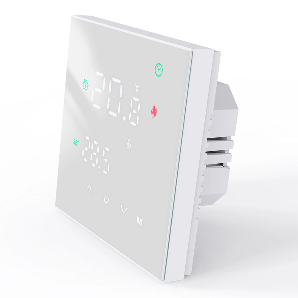 MINCO HEAT 3A 16A LCD Display Touch Screen Temperature Controller Thermostat for Water / Electric Floor / Gas Boiler 1PC