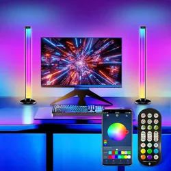 Smart LED Light Bars RGB App and Remote Control 16 Million Colors Sync Music Timer TV Backlights USB Rhythm Ambient Pickup Lamps