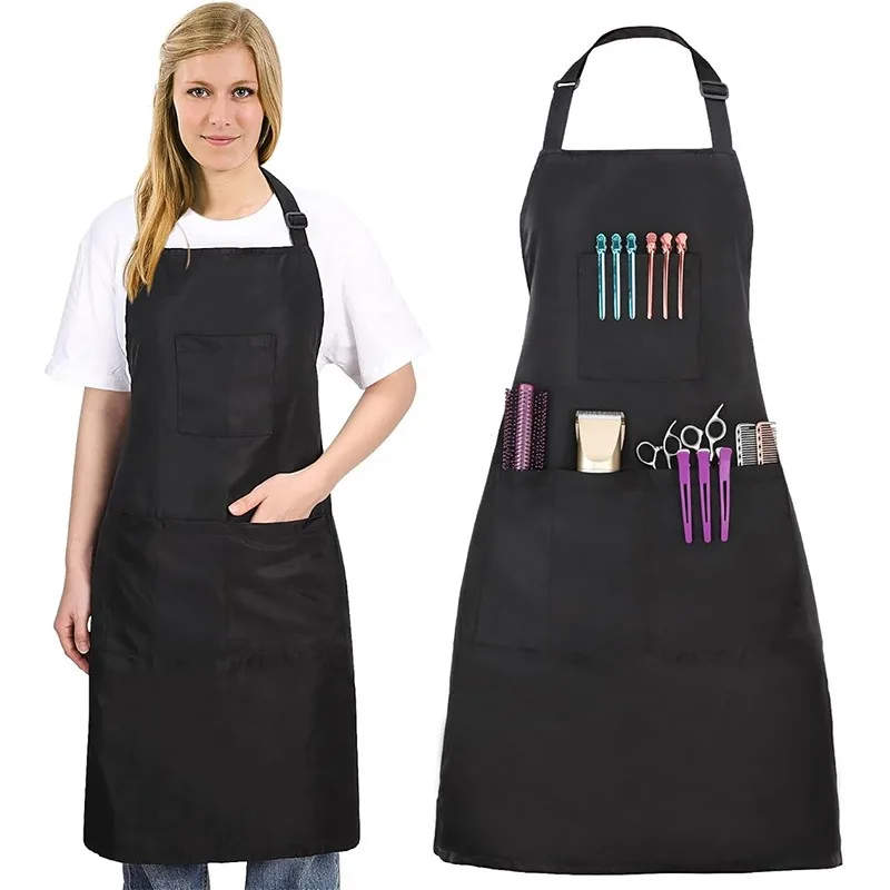

Neck-wrap apron for cooking in the kitchen, restaurant tea cup cover apron, barber shop worker's apron