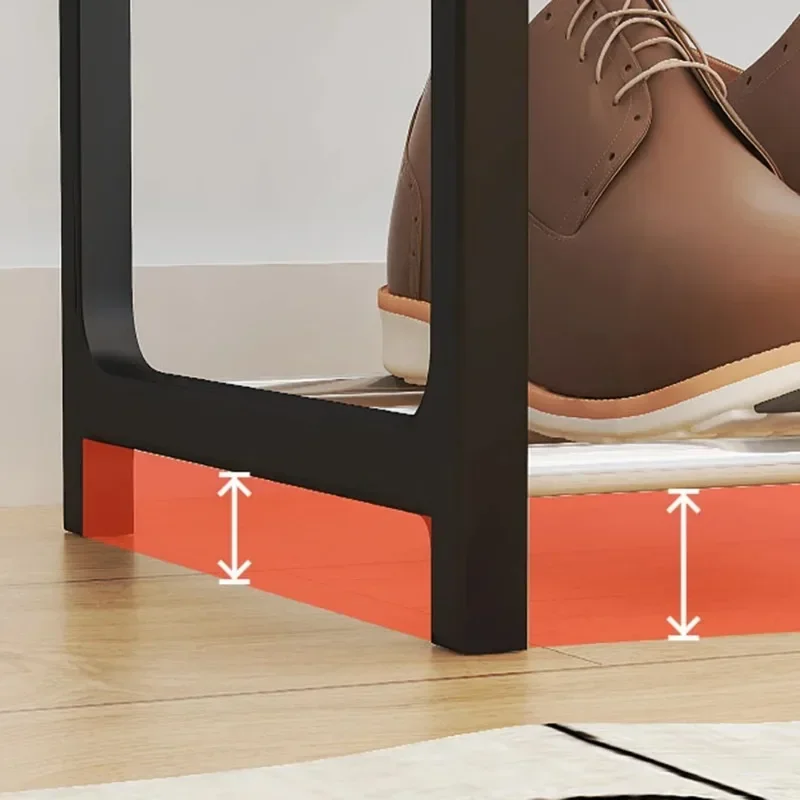 5-layer Creative Home Shoe Rack Home Dormitory Door Storage Rack Shoe Cabinet Component Removable and Easy To Assemble image 5