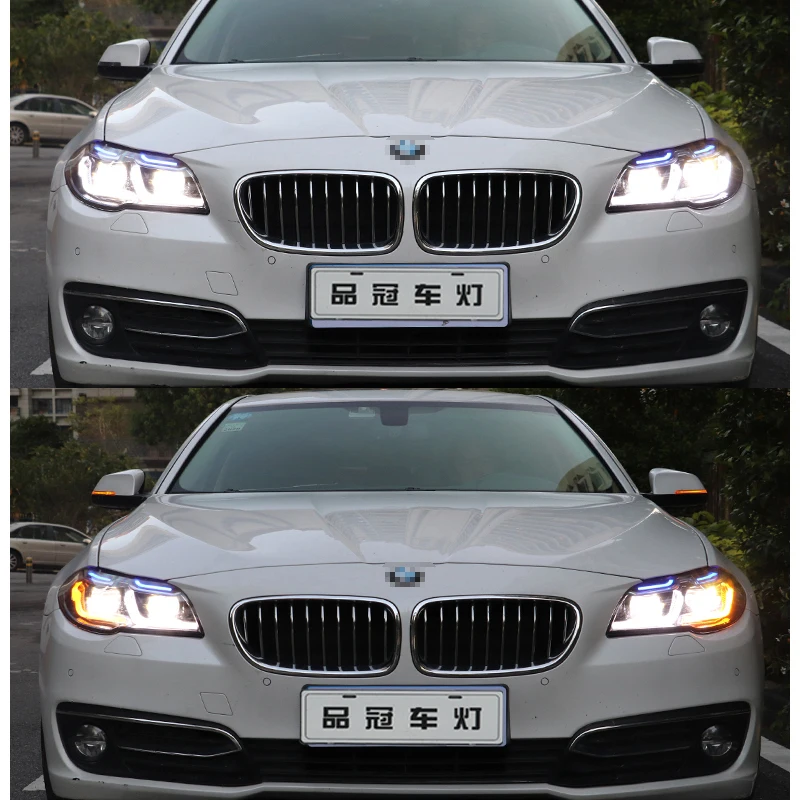 For BMW F10 Headlights 2011-2017 F18 LED Headlight 520i 525i 530i 535i F11 Projector Lens DRL Head Lamp