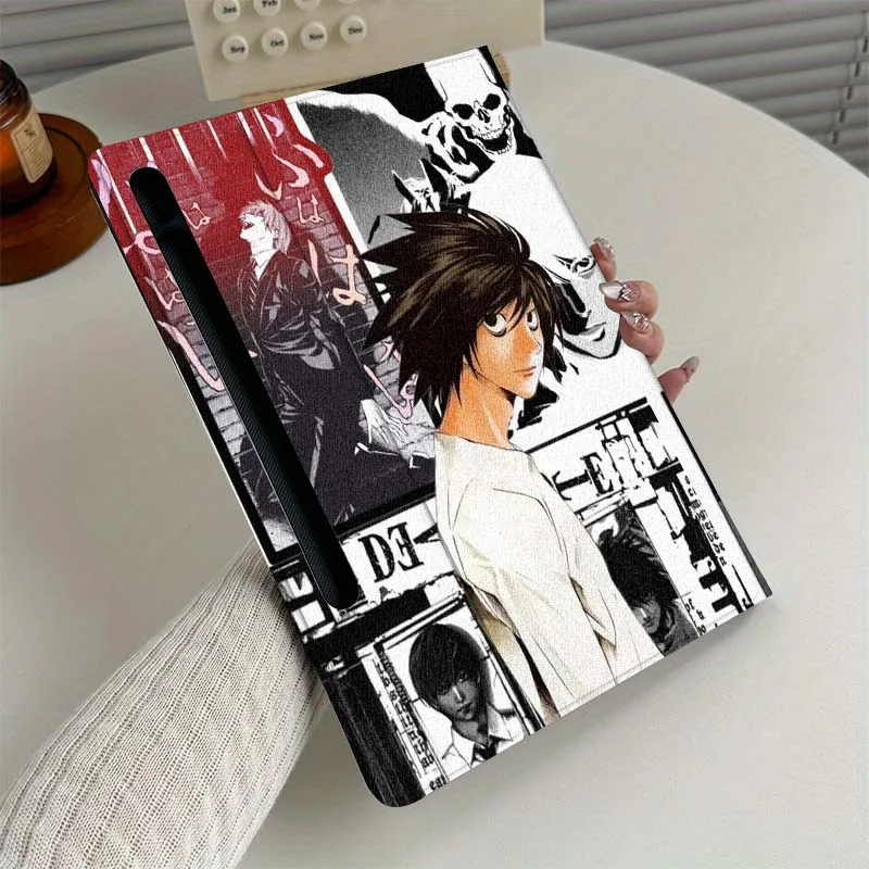 حافظة كمبيوتر لوحي D-Deaths N-Notes لهاتف سامسونج جالاكسي تاب S7 S8 S9 S10 FE Plus Lite 11 12.4 13.1 بوصة