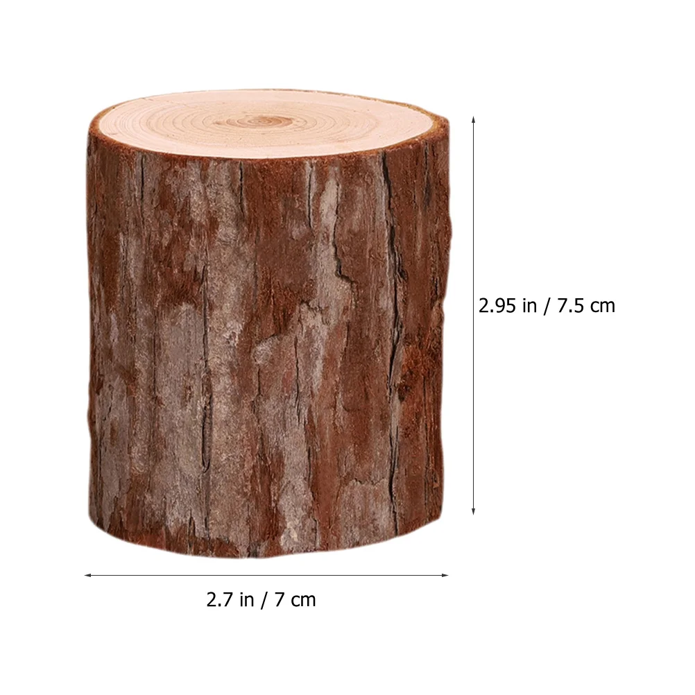 

Wooden Stump Holder Natural Tealight Stand For Home Decor Wedding Centerpieces Votive Holder