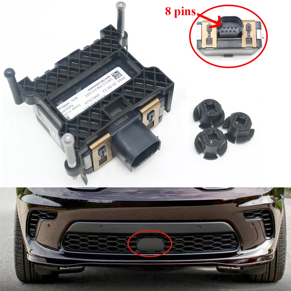 Front Distronic Radar Sensor ACC Adaptive Cruise Control Module With Fixing Bracket Clips For Dodge Journey MK2 2021-2026