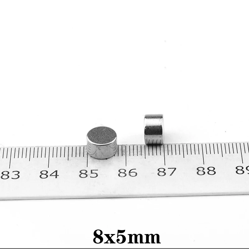 8x5 ملم مغناطيس قوي قوي 8 مللي متر × 5 مللي متر للثلاجات المنزلية والمكاتب لتقوم بها بنفسك 8x5 مللي متر مغناطيس دائري صغير 8*5 ملم