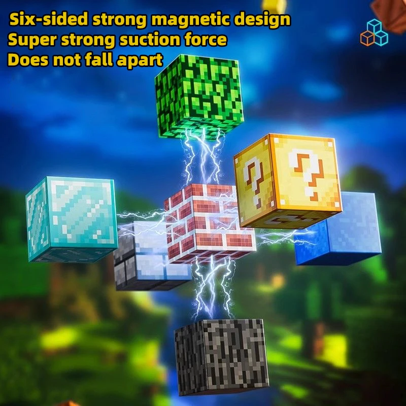 Magnetic building blocks toy building blocks full set of children's DIY assembly toy building blocks table building games June 1