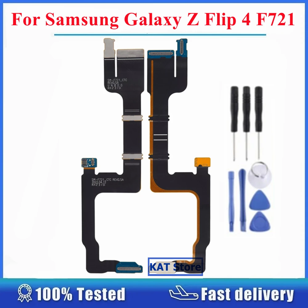 

Совместимость с Samsung Galaxy Z Flip4 Z Flip 4 F721, материнская плата, гибкий кабель, запасная часть