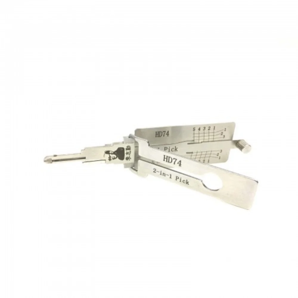 LISHI HD74 Flat Milling Honda, Suzuki, KYMCO, Kawasaki and Other Motorcycle Left Groove 2-in-1 Tool