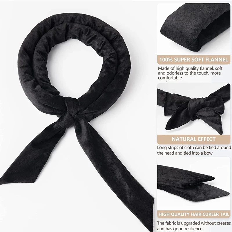 بدون حرارة الشباك قضيب عقال لا الحرارة بكرات الشعر الشريط كسول بكرات شعر الحرير تجعيد الشعر النوم لينة عقال أدوات تصفيف الشعر #1