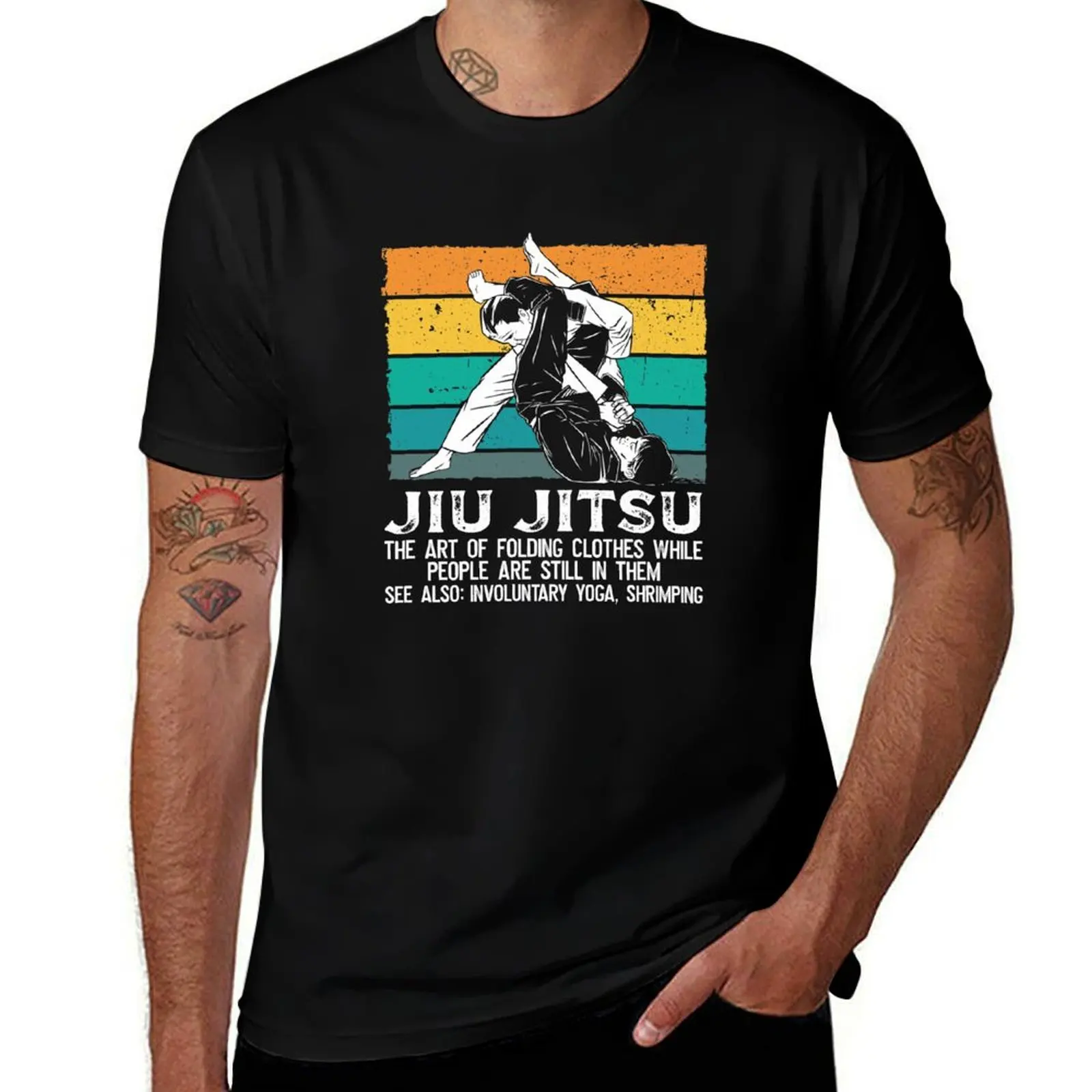 Grappling Brazilian JiuJitsu BJJ Gifts T-Shirt Basic Regular Fit Casual T-Shirt