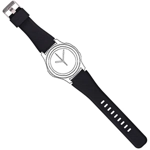 Silikonarmband für Samsung Galaxy Watch, Armband, aktives 2 Gear, S3, 4, 5, 6, 7, Klassiker, 42 mm, 46 mm, 43 mm, 47 mm, 20 mm, 22 mm, 44 Millimeter, 40 Millimeter 6 Hauptverkäufe Roda Speed 40 mm - №2