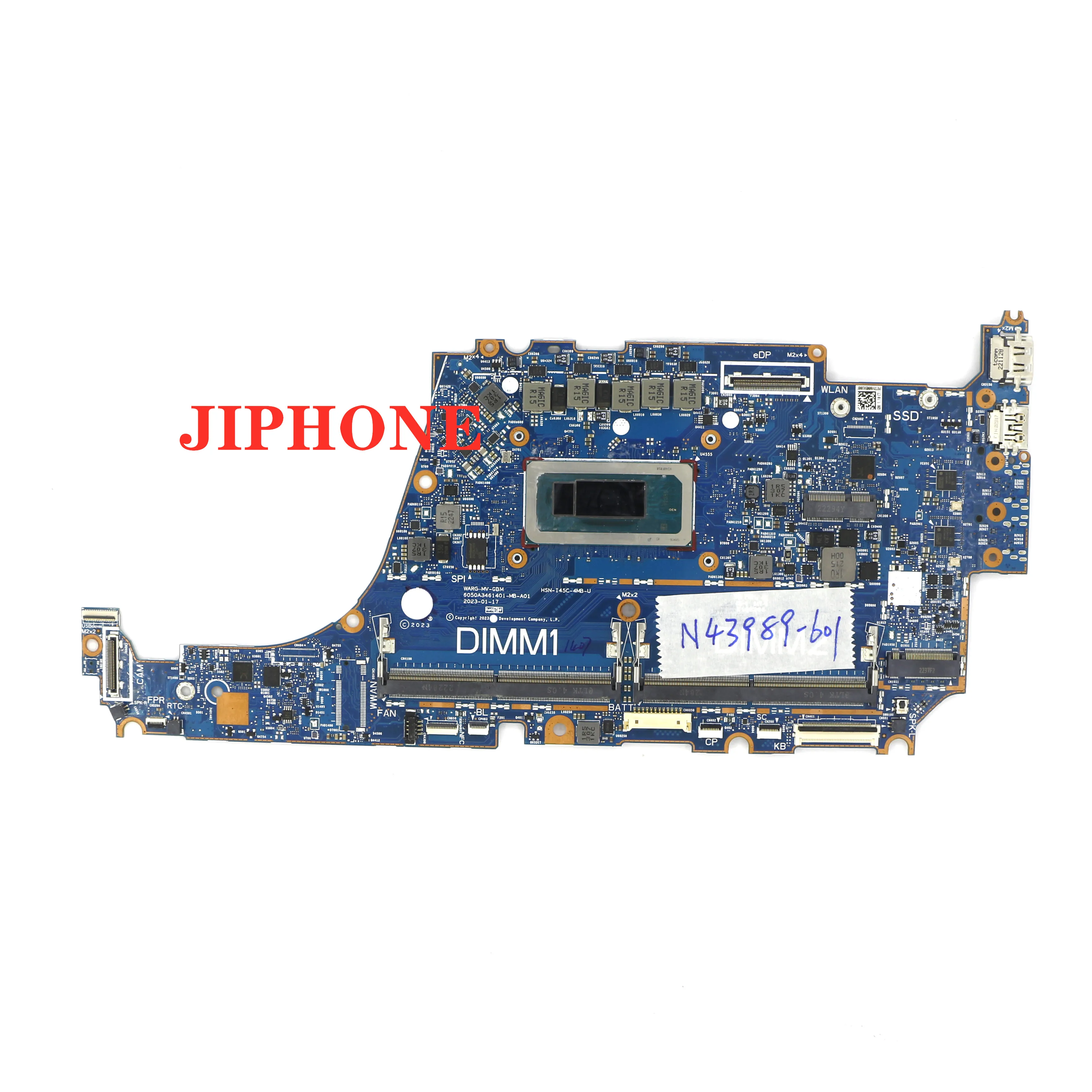 N43989-601 For HP EliteBook 840 G10 Laptop Motherboard With SRMJ6 I7-1370P 6050A3461401 Tested OK