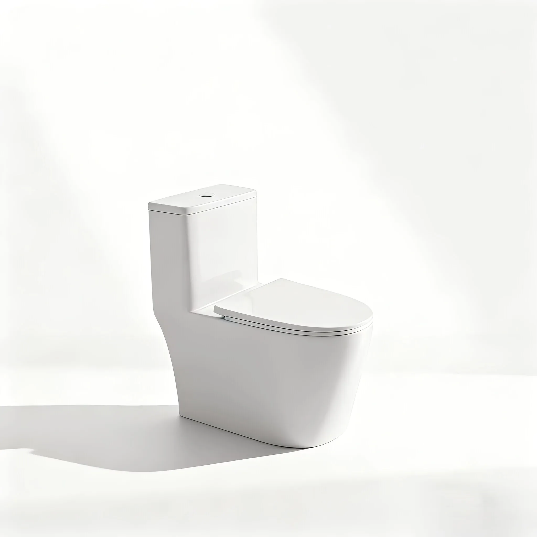 Modern White Elongated Smart Floor Mounted Dual Flush Siphon Jet Flushing Toilet Bowl S-Trap Sanitary Ware Ceramic Included