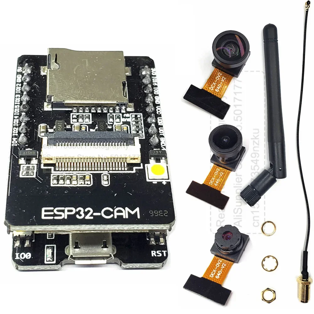 New ESP32 CAM Camera Module OV2640 Camera Module Kit 2.4 GHz WiFi Bluetooth 8MB PSRAM Night Vision 2MP 66 120 160 Degree 850nm