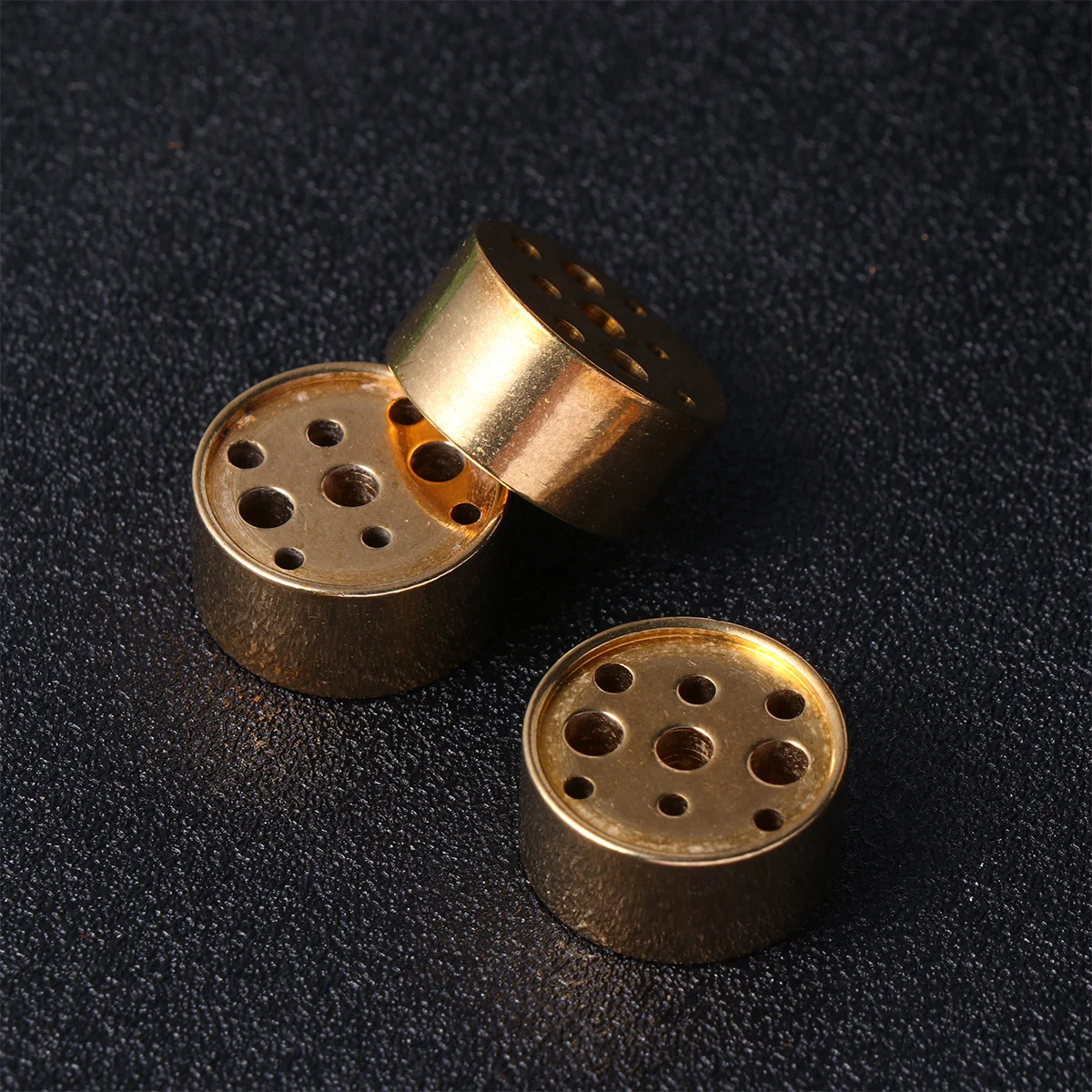 

3Pcs Classic Column Style Mini Incense Burner Copper Alloy Hole Stick Holder Aroma Therapy for Yoga Meditation