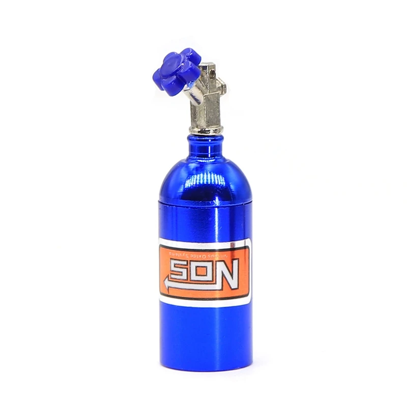 Metal Simulated NOS Nitrogen Bottle for 1/10 RC Crawler Car TRX4 Defender Bronco RC4WD D90 D110 Axial Scx10 90046