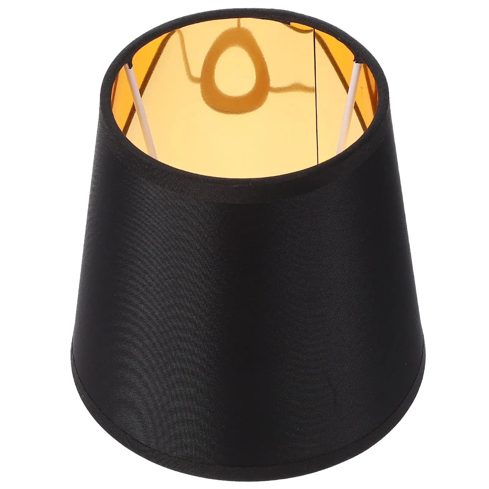 

E14 Cloth Lampshade 110x150x140MM Black Gold Handmade Fabric Cover Pendant Wall Lamp Accessories Shades