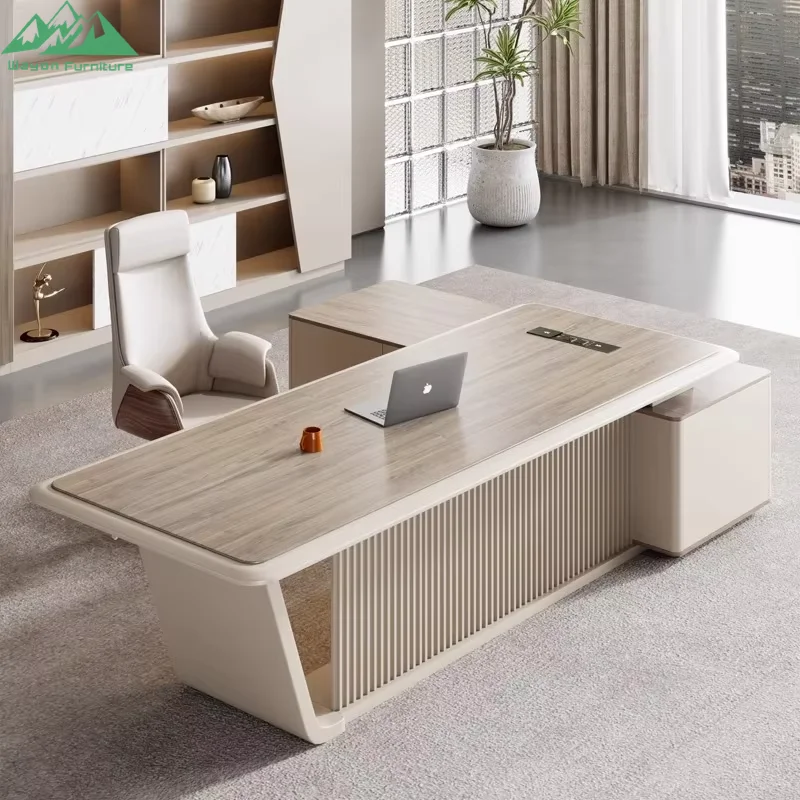 

Самый дешевый компьютерный стол Modern Boss Modern Office Ceo Executive Desk Оптовая продажа Домашний L-образный стол