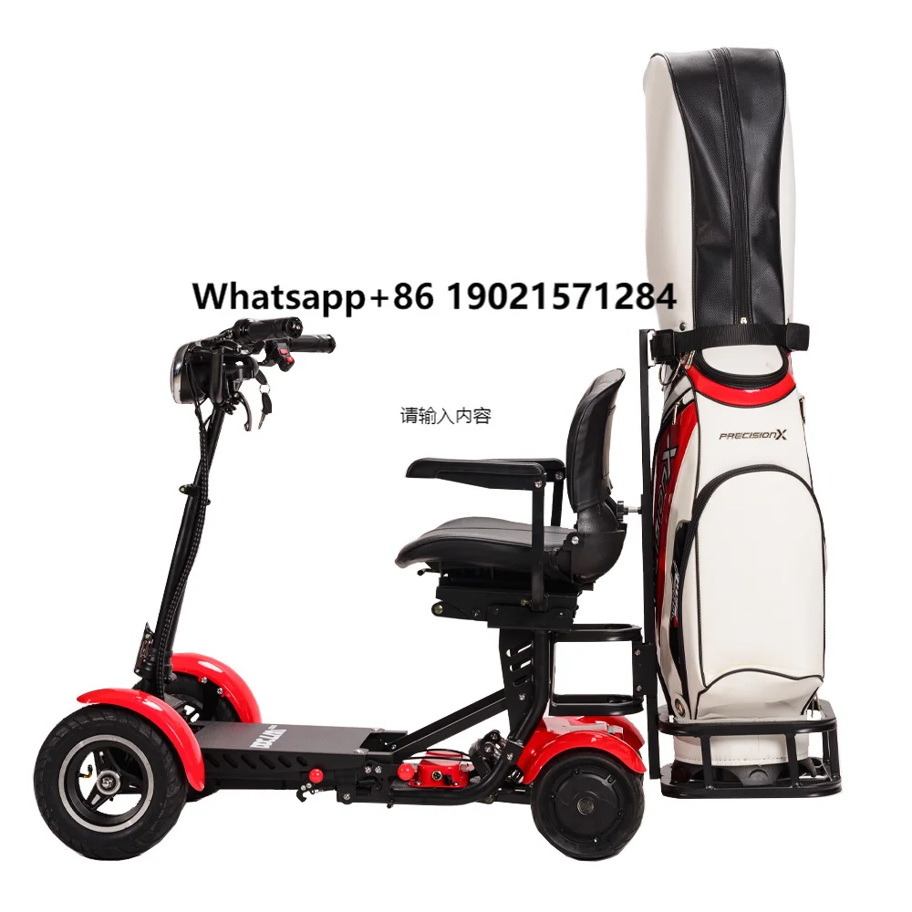 

Foldable Aluminum-frame Golf Cart 3 Wheel Folding Golf Trolley Lightweight Walking Golf Push Cart