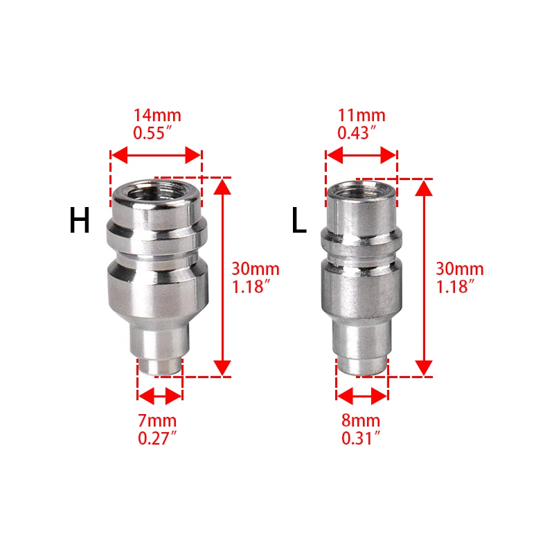 Car Air Conditioning Refrigerant R134a High Low Side Welding Aluminum Gas Nozzle Protective Cap Valve Core