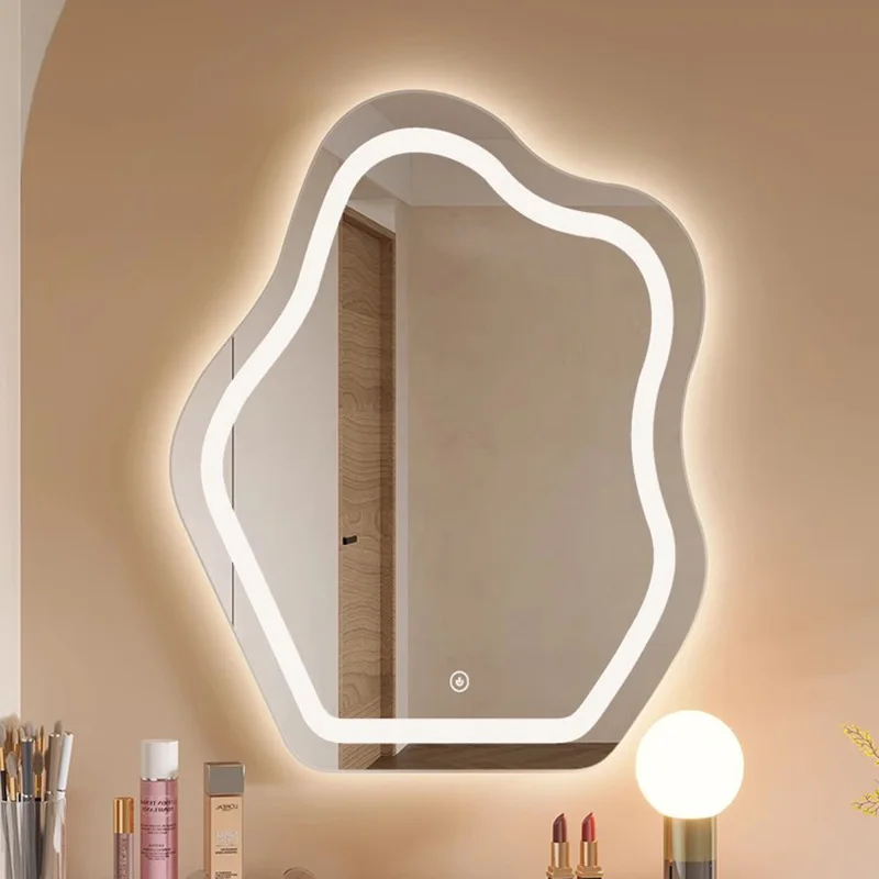 

Living Room Aesthetic Mirrors Women Nordic Shower Bedroom Mirrors Large Irregular Espelho Grande Para Quarto Nordic Home Decor