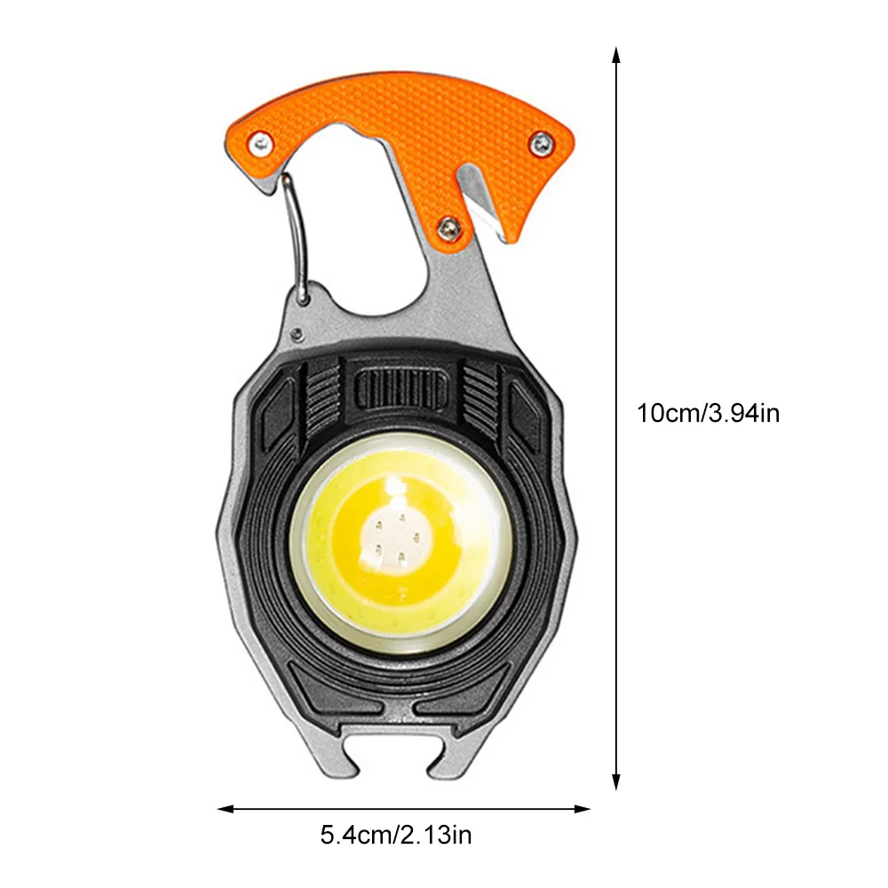 COB Lantern mutifuntion torcia portatile Pocket Work Light Outdorr campeggio pesca arrampicata LED Light apribottiglie Hook