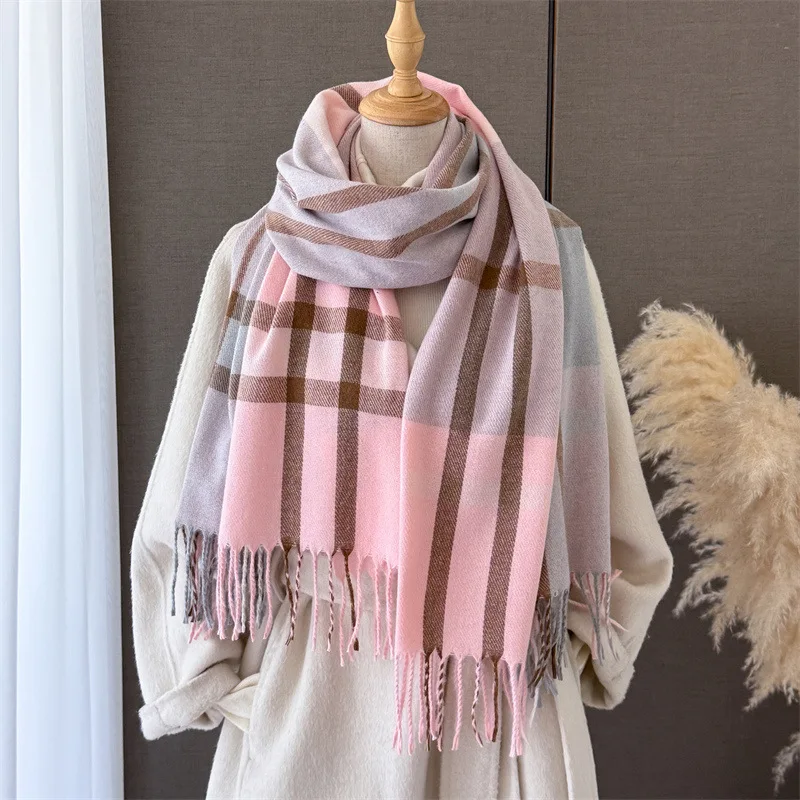 Damski szal w szkocką kratę z  – Pashmina Wrap Large recenzja i cena