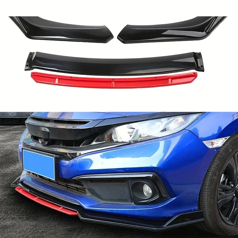 Universal Car Front Bumper Lip Body Kit Spoiler Splitter Diffuser Car Adjustable Trunk Tail Rear Wing Spoiler Car Accessories