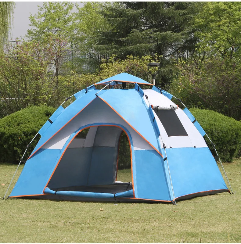 Tent Outdoor Camping Thickened Rainproof 3-4 People Fully Automatic Sun Protection 2 People Camping Picnic Ultra-light Equipment