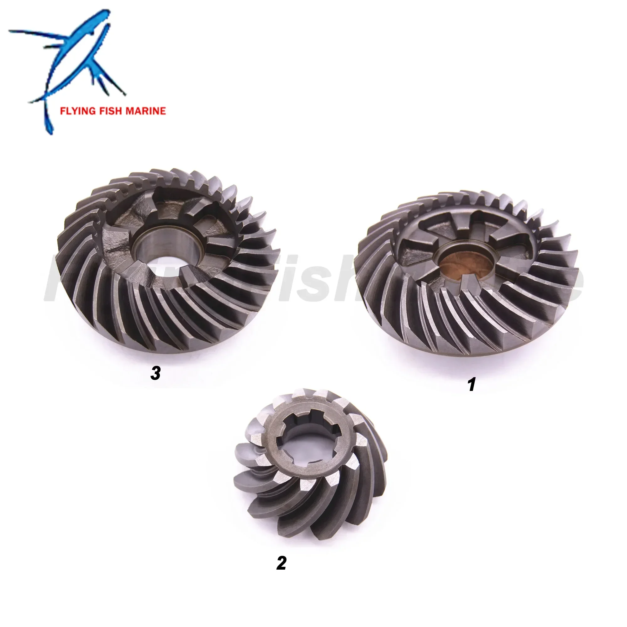 Boat Motor 66T-45551-00 Pinion & 66T-45571-00 Reverse & 66T-45560-01 Forward Gear for Outboard Engine F30 F40 40HP 40X E4