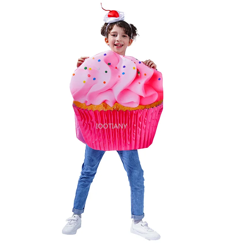 CosplayNew filles sucre doux rose gâteau habiller Cupcake confettis Costume femmes Halloween Costume pourim carnaval tenue