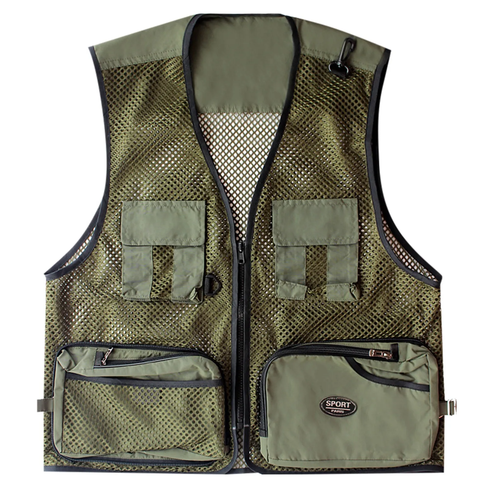 

Fishing Photography Vest Summer Multi Pockets Mesh Jackets Waterproof Quick Dry Waistcoat Detachable Outdoor Life Jacket 낚시조끼