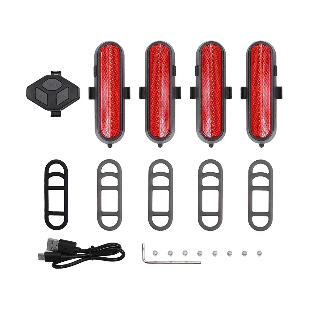 Указатель поворота с дистанционным управлением, светодиодный предупреждающий указатель поворота, интеллектуальный для Xiaomi M365 1S Pro MI 4, часть электрического скутера