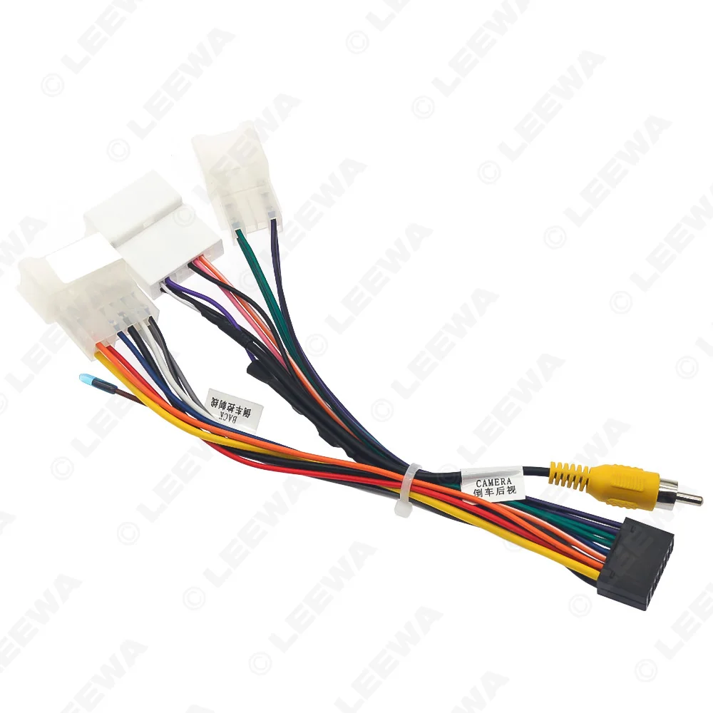 Lewa carro 16pin cabo de alimentação adaptador de cablagem para modelo toyota (est asiático) 2002-2012 unidade principal de instalação