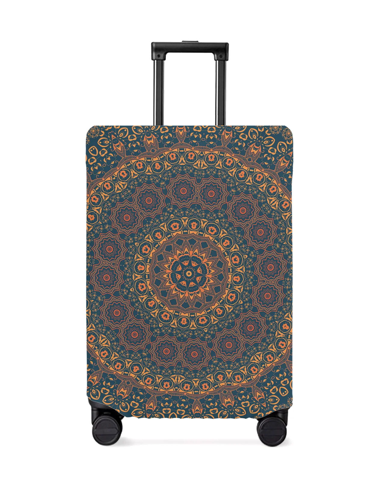 Mandala Pattern Retro Elastic Baggage Cover For 18-32 Inch Suitcase Case Dust Cover Travel Accessories