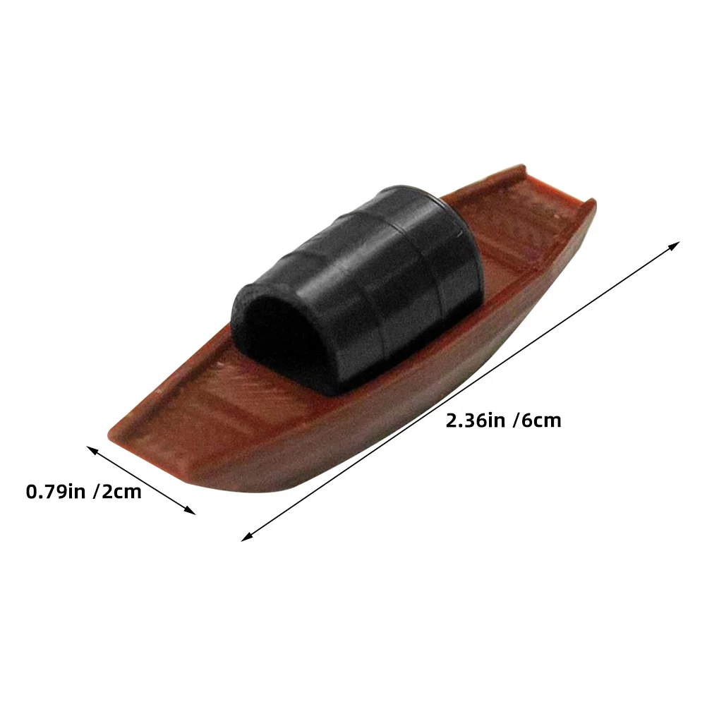 زخرفة قارب مصغر قارب صيد صيني عتيق لبيت الدمى حديقة خزان الأسماك المناظر الطبيعية الصغيرة الديكور البلاستيك بونساي