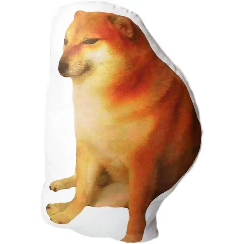 Almohada de felpa para perro, cojín de doble cara, cosplay, regalo de cumpleaños