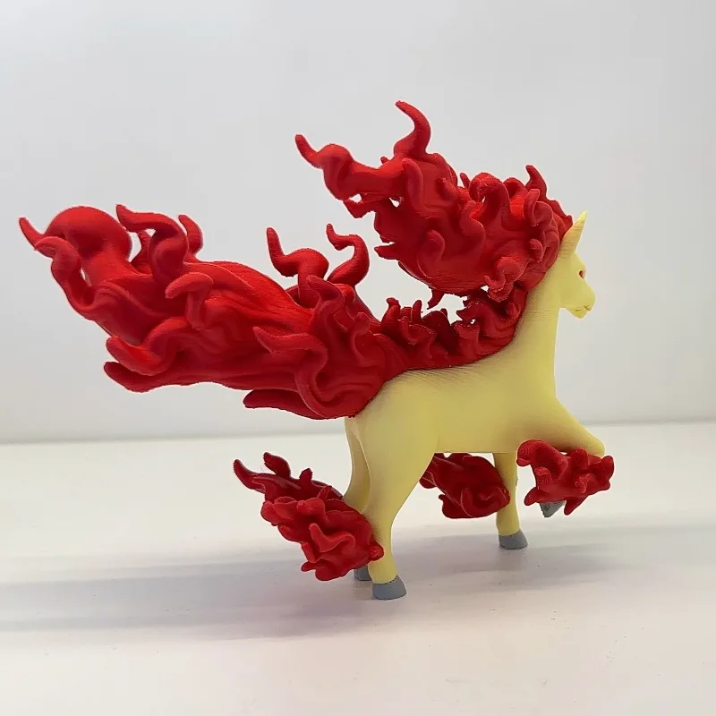 3D Printing 1/20 Scale World Rapidash Pokémon Game Peripheral PLA Collections Model Desktop Ornament Decoration Gift Toy for Boy