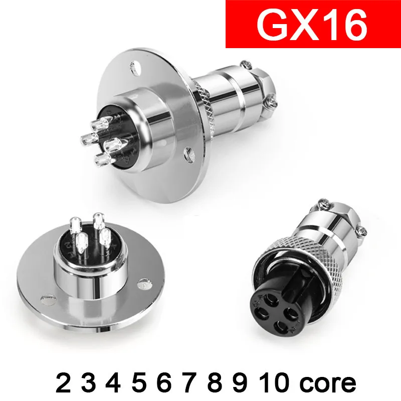GX16 Round Flange P…